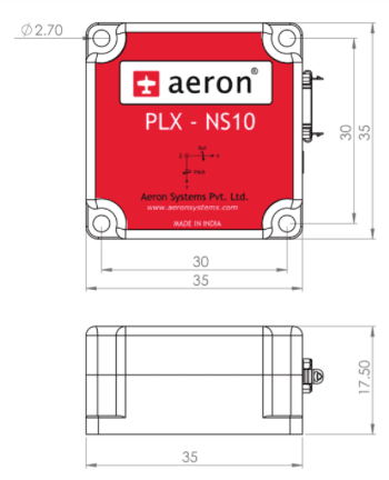 dimension centrale inertielle miniature POLLUX PITCH TECHNOLOGIES