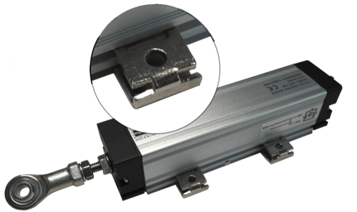 fixation capteur de position lineaire