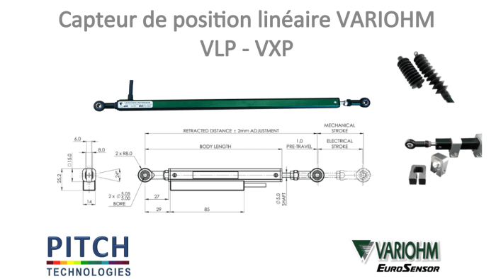 Capteur de position linéaire VARIOHM VXP VLP