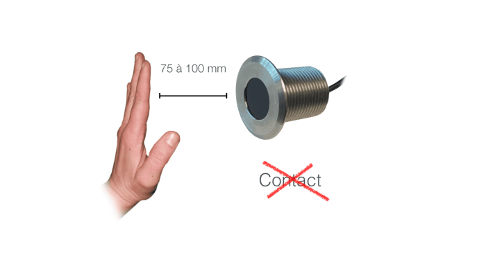 Capteur contacteur infrarouge détection sans contact