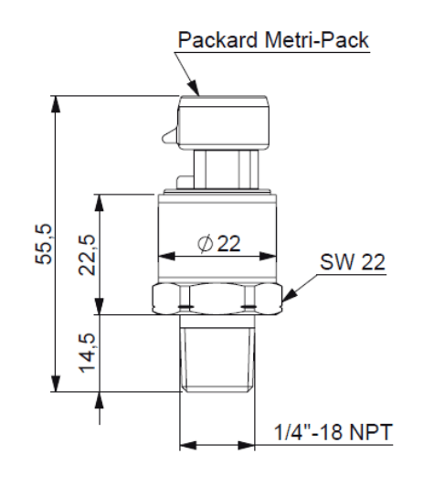 Capteur EPT9200 pour mesure de pression